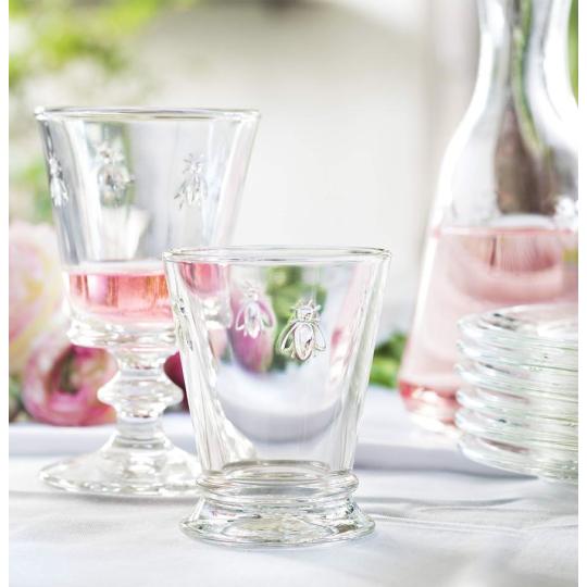 provanszi stilus pajta terites igenyes vastag pohar mehecskes vizes uvegpohar kismeretu eskuvoi ajandek naszajandek country konyha.jpg